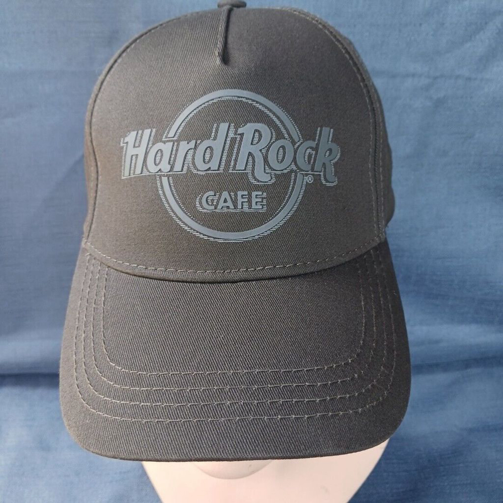 Hard Rock Cafe London Gray Black Snapback Hat